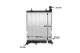 Radiator, engine cooling - CR1281001S MAHLE - 0128.3070, 2531025050, 350213174800