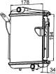 Radiator, engine cooling - CR1400000P MAHLE - 0085.737.0000, 03002311, 376765271