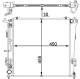 Radiator, engine cooling - CR1404000P MAHLE - 1050192, 25310-2R670, 376765-351
