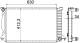 Radiator, engine cooling - CR1421000S MAHLE - 001M12, 0110.3121, 03002206
