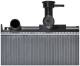 Radiator, engine cooling - CR1475000S MAHLE - 0127.3051, 016M19, 103440