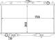 Radiator, engine cooling - CR1489000S MAHLE - 0121.3052, 019M58, 070069N