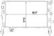 Radiator, engine cooling - CR1499000S MAHLE - 0107.3094, 1300254, 150057N