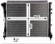 Radiator, engine cooling - CR1586000P MAHLE - 0000051934156, 350214300000, 376777311