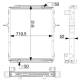 Radiator, engine cooling - CR166000P MAHLE - 21675474, 376908011, 390051N