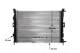 Radiator, engine cooling - CR1690000S MAHLE - 103219, 123142, 181001N