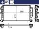 Radiator, engine cooling - CR1710000S MAHLE - 2E0121253, 376782-054, 734927