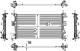 Radiator, engine cooling - CR1727000P MAHLE - 01053115, 012M38, 090115N