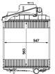 Radiator, engine cooling - CR1730000P MAHLE - 099M06, 376783631, 404670