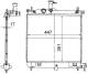 Radiator, engine cooling - CR1854000S MAHLE - 054M43, 105751, 112072