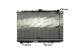 Radiator, engine cooling - CR1876000S MAHLE - 019M26, 070084N, 103502