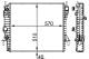 Radiator, engine cooling - CR1965000P MAHLE - 020070N, 376795091, 6W838005AD