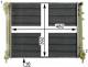 Radiator, engine cooling - CR2004000P MAHLE - 0000051892706, 080109N, 17002403