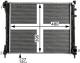 Radiator, engine cooling - CR2012000P MAHLE - 376900291, 51837884, 617872