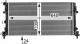 Radiator, engine cooling - CR2082000P MAHLE - 330004N, 376902-014, 53024