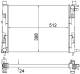 Radiator, engine cooling - CR2166001S MAHLE - 01093122, 107146, 123204