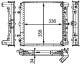 Radiator, engine cooling - CR383000S MAHLE - 043M11, 170180N, 376714-294
