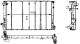 Radiator, engine cooling - CR492000S MAHLE - 0109.2004, 023M70, 100892