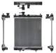 Radiator, engine cooling - CR540000S MAHLE - 0121.2011, 071440N, 21410-41B00