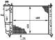 Radiator, engine cooling - CR599000S MAHLE - 081480N, 109334/A, 17002233