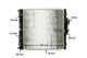 Radiator, engine cooling - CR611000S MAHLE - 0119.3006, 100017N, 19010P03901