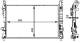 Radiator, engine cooling - CR661000P MAHLE - 0106.3101, 120074N, 1695000003