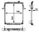 Radiator, engine cooling - CR709000P MAHLE - 0209.3023, 123M06B, 376721781