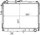 Radiator, engine cooling - CR767000S MAHLE - 110290N, 27002046, 350213517000
