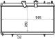 Radiator, engine cooling - CR802000S MAHLE - 01033099, 060059N, 09002229