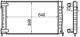 Radiator, engine cooling - CR803000S MAHLE - 061180N, 09002144, 101343