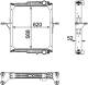 Radiator, engine cooling - CR821000P MAHLE - 02093091, 376733731, 390043N