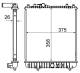 Radiator, engine cooling - CR836000S MAHLE - 09210556, 13182786, 350213979000