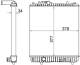 Radiator, engine cooling - CR837001S MAHLE - 09210556, 104549, 14396
