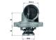 Thermostat, Kühlmittel - TI2380 MAHLE - 350210, 6012030075, 670088