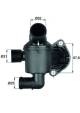 Thermostat, Kühlmittel - TI3587 MAHLE - 03L121111AB, 03L121111H, 4006239