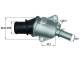 Thermostat, Kühlmittel - TI10588 MAHLE - 350066, 410515.88D, 46417962