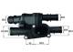 Thermostat, Kühlmittel - TM1105 MAHLE - 06A121111, 180160, 350154