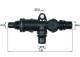 Thermostat, Ölkühlung - TO482 MAHLE - 1439115, 17101439115, 17107559966