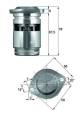 Thermostat, Ölkühlung - TO183 MAHLE - 93010776500