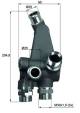 Thermostat, Ölkühlung - TO383 MAHLE - 96420704708