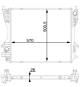 Radiator, engine cooling - CR1358000S MAHLE - 104506, 110140, 1334043