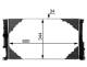 Radiator, engine cooling - CR1722000P MAHLE - 050108N, 17117606017, 376782211