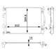 Radiator, engine cooling - CR1976000P MAHLE - 201501342, 25310A6150, 376899181