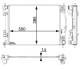 Radiator, engine cooling - CR2018000P MAHLE - 253101K050, 376900481
