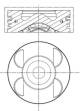 Piston - 001PI00105002 MAHLE - 8742870700
