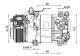 Compressor, air conditioning - ACP1461000P MAHLE - 351011-151, 97701B9550, CA500QADDA
