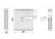 Evaporator, air conditioning - AE27000P MAHLE - 32226176, 351009651