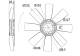 Fan Wheel, engine cooling - CFW12000S MAHLE - 10023000A, 1315854, 298000N