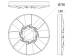 Fan Wheel, engine cooling - CFW94000P MAHLE - 376913001, 9362050206, A9362050206
