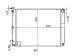 Radiator, engine cooling - CR1578000S MAHLE - 01153182, 105163, 1604120351